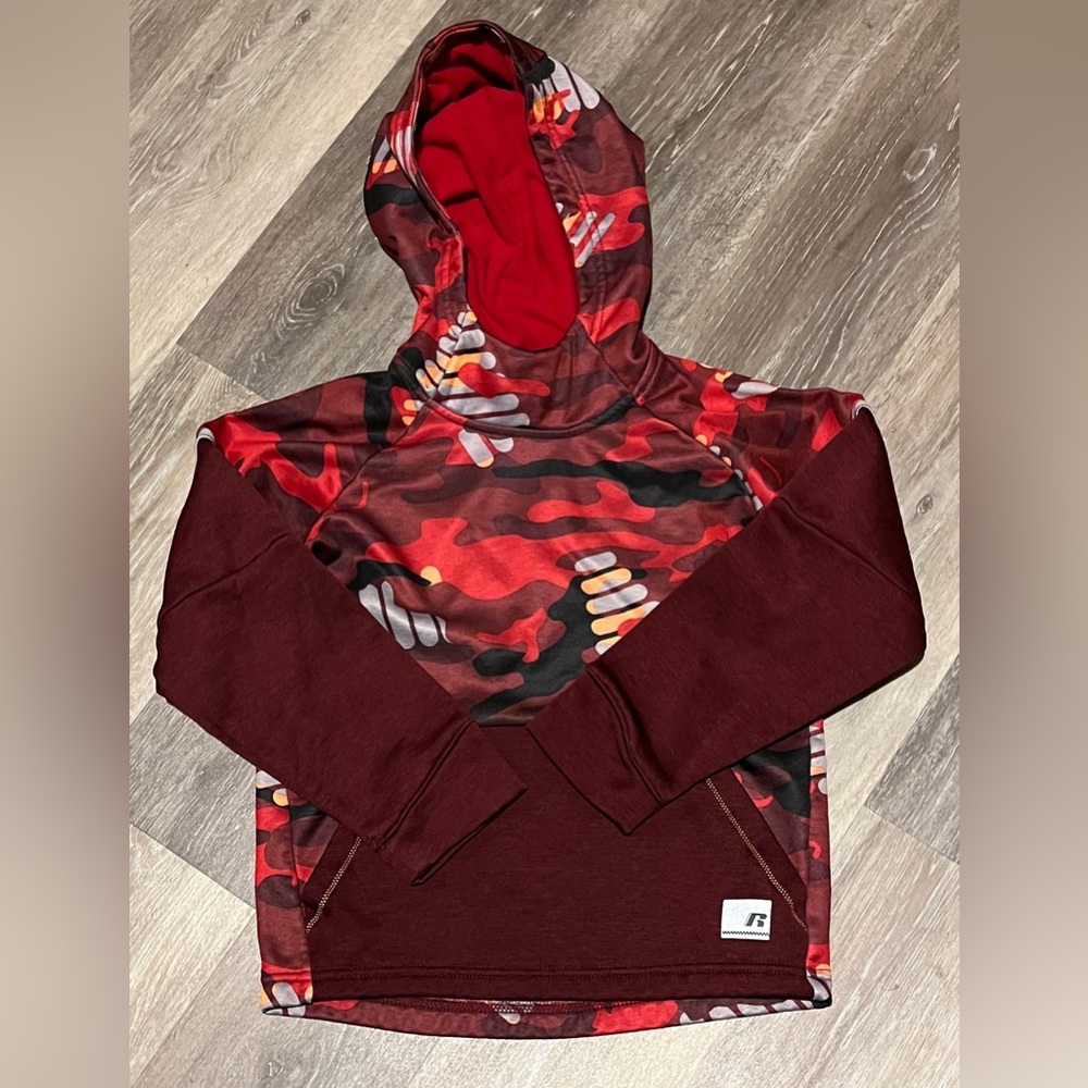 Kids Russell dri-power hoodie size 8